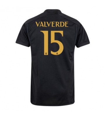 Maillot de foot Real Madrid Federico Valverde #15 Troisième 2023-24 Manches Courte